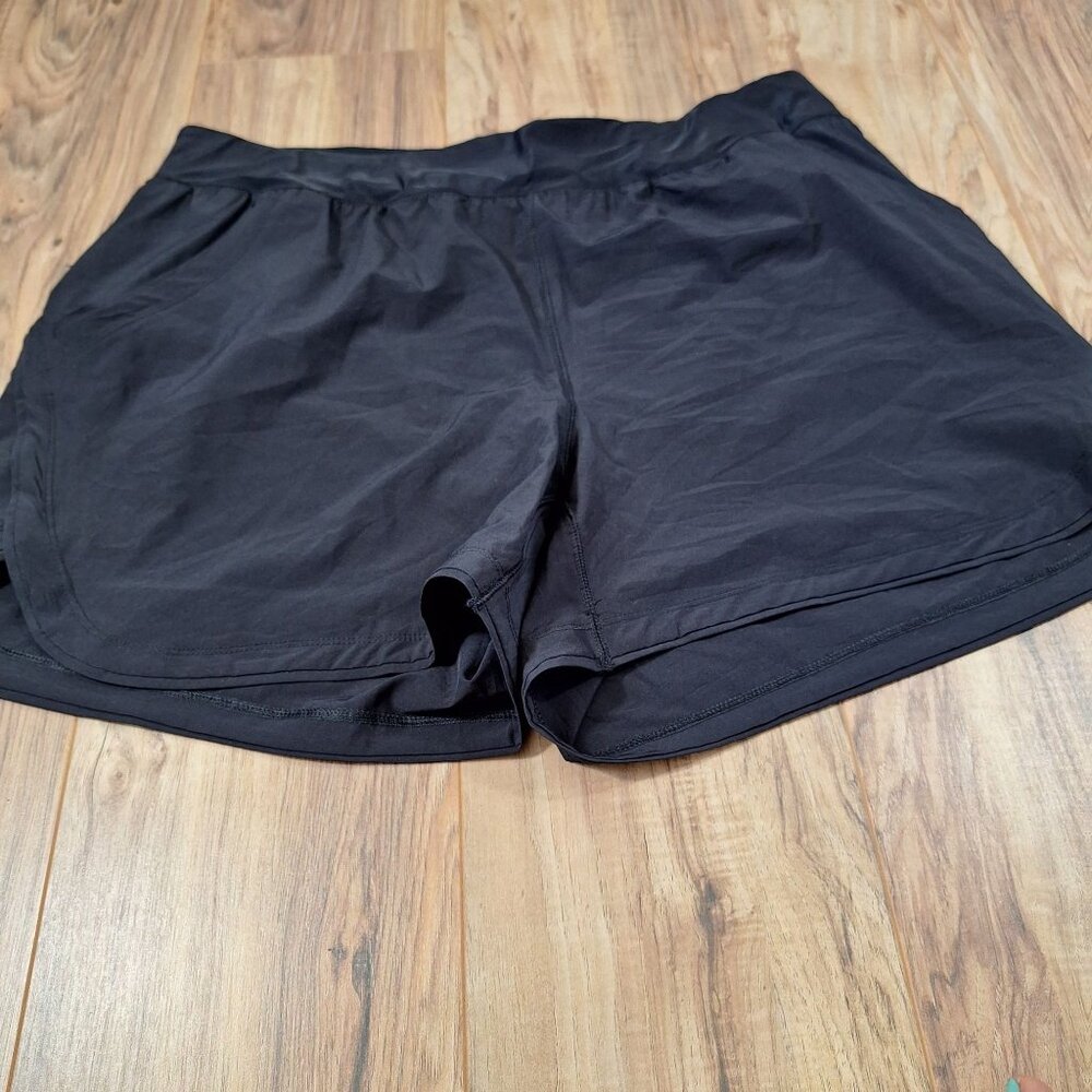Lands End womens black shorts size 20W